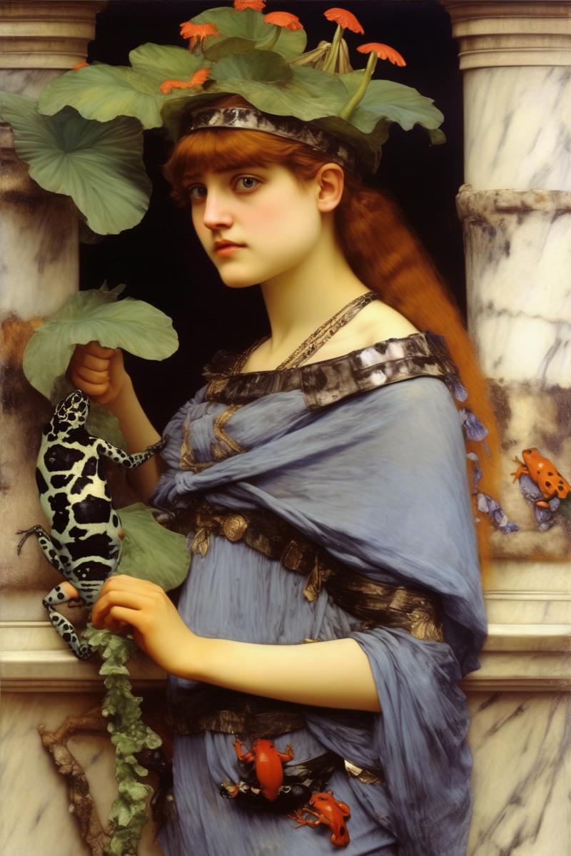 00256-2618752645-_lora_Lawrence Alma Tadema Style_1_Lawrence Alma Tadema Style - high resolution art nouveau painting with dart frogs and a girl.png